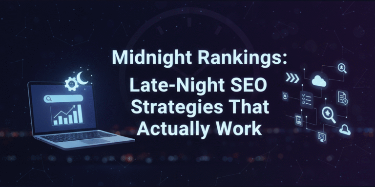 Midnight Rankings Late-Night SEO Strategies That Actually Work