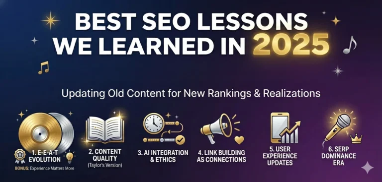 Best SEO Lessons We Learned in 2025