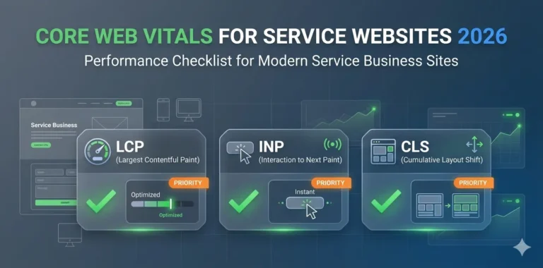 Core Web Vitals for Service Websites What Actually Matters in 2026
